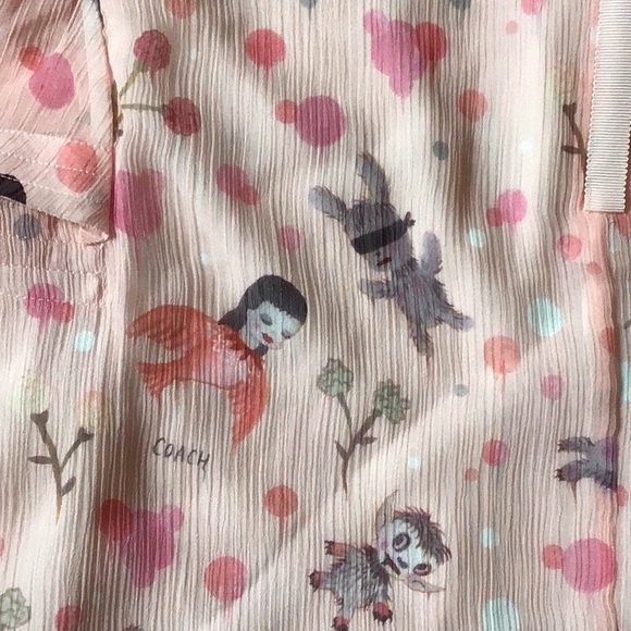 Coach RARE Gary Baseman Cartoon Covered Dress - Picture 15 of 15
